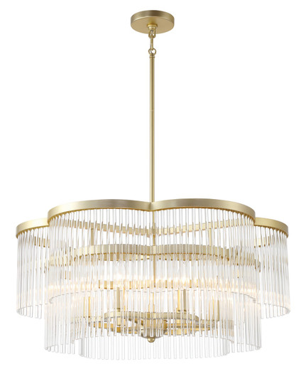 Azura Six Light Pendant in Heirloom Brass (7|5455856)