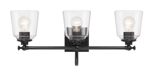 Antonia Three Light Bath Vanity in Coal Black (7|400366A)