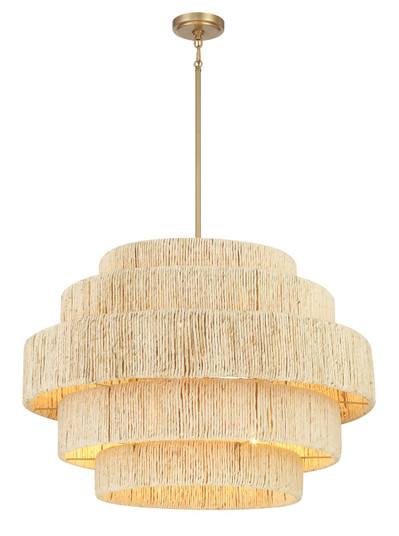 Caviana Six Light Pendant in Signature Brass (7|1226894)