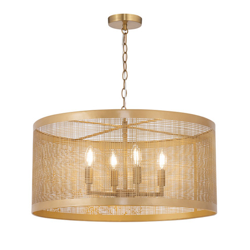 Hatcher Four Light Pendant in Gold (16|31224GLD)