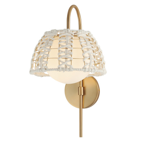 Macrame One Light Wall Sconce in Gold (16|22481SWGLD)
