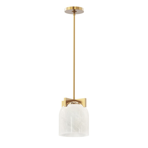 Scoop One Light Pendant in Natural Aged Brass (16|21230MRNAB)