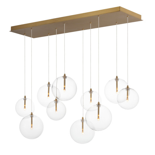 Global LED Pendant in Natural Aged Brass (86|E2507918NAB)