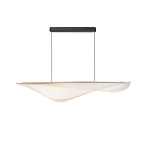 Manta LED Linear Pendant in Black (86|E24714144BK)