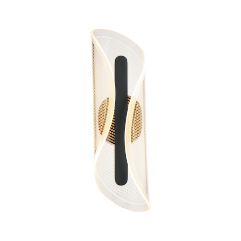 Manta LED Wall Sconce in Black (86|E24711144BK)