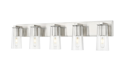Titus Five Light Vanity in Brushed Nickel (224|8265VBN)