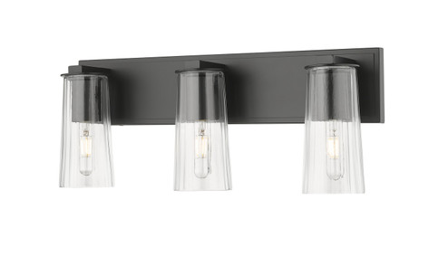 Titus Three Light Vanity in Matte Black (224|8263VMB)