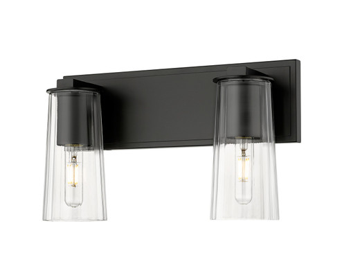 Titus Two Light Vanity in Matte Black (224|8262VMB)