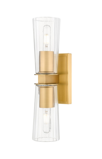 Titus Two Light Wall Sconce in Modern Gold (224|8262SMGLD)