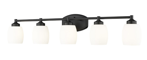 Kendrick Five Light Vanity in Matte Black (224|7455VMB)