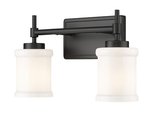 Cadoc Two Light Vanity in Matte Black (224|6222VMB)