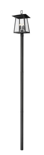 Rainer Five Light Outdoor Post Mounted Fixture in Black (224|5015PHXLR5009P120B)