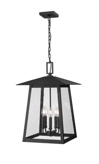 Rainer Five Light Outdoor Chain Mount Ceiling Fixture in Black (224|5015CHXLBK)