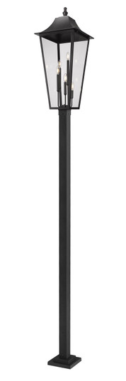 Gannon Five Light Outdoor Post Mount Fixture in Black (224|5008PHXXLS536PBK)