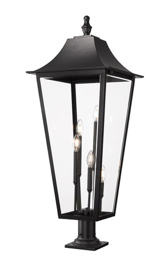 Gannon Five Light Outdoor Pier Mounted Fixture in Black (224|5008PHXXLR533PMBK)