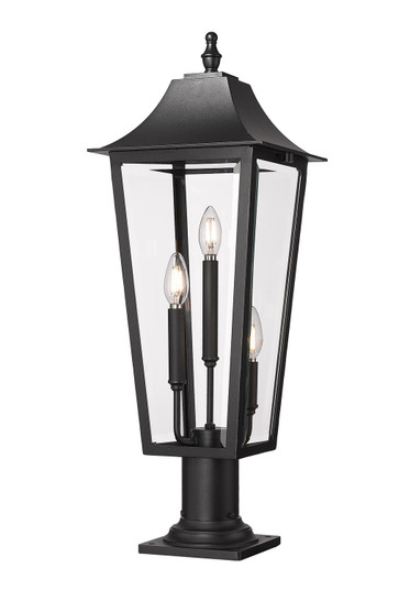 Gannon Three Light Outdoor Pier Mounted Fixture in Black (224|5008PHBR533PMBK)
