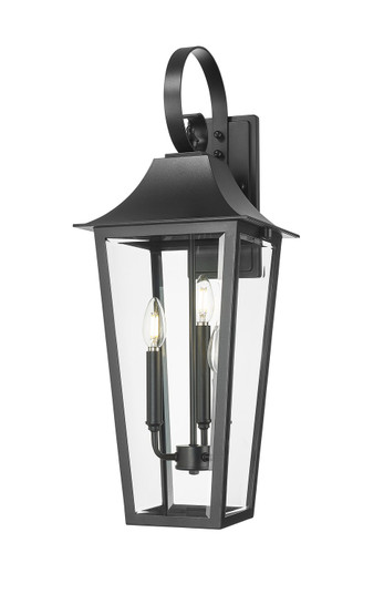 Gannon Three Light Outdoor Wall Light in Black (224|5008BBK)