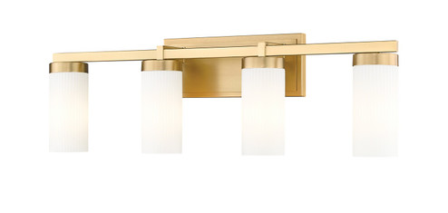 Danica Four Light Vanity in Modern Gold (224|30444VMGLD)
