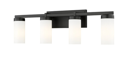 Danica Four Light Vanity in Matte Black (224|30444VMB)