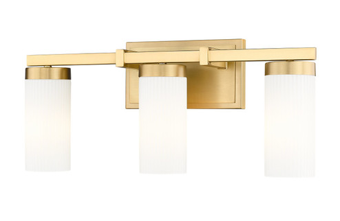 Danica Three Light Vanity in Modern Gold (224|30443VMGLD)