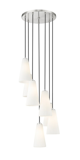 Farrell Seven Light Chandelier in Brushed Nickel (224|3043P77RBN)
