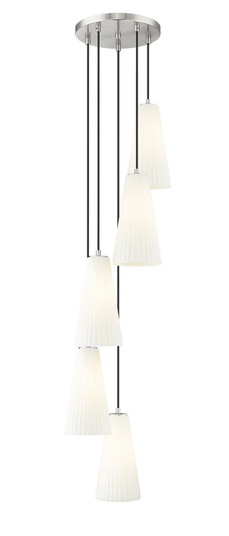Farrell Five Light Chandelier in Brushed Nickel (224|3043P75RBN)