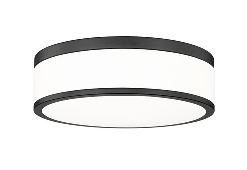 Ballord LED Flush Mount in Matte Black (224|1012F12MBLED)