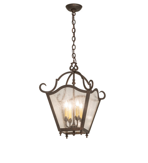 Terena Four Light Pendant in Gilded Tobacco (57|273238)