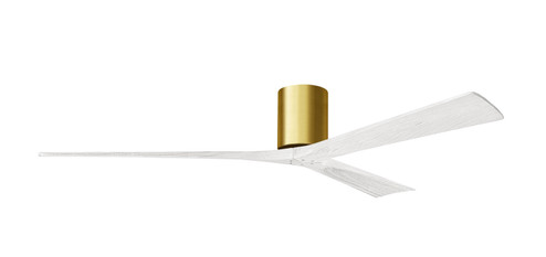 Irene-3H 72'' Ceiling Fan in Brushed Brass (101|IR3HBRBRMWH72)