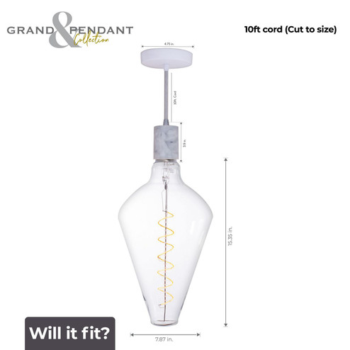 Builder Fixtures Pendant in Clear (427|810175)