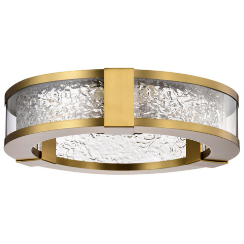 Darrow LED Flush Mount in Vintage Brass (72|622012)