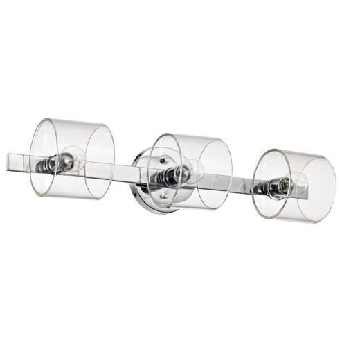Marlowe Three Light Vanity in Polished Nickel (72|608073)