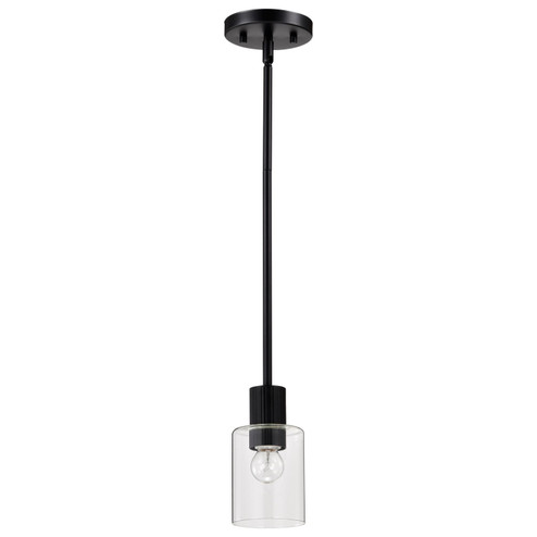 Clarksville One Light Mini Pendant in Matte Black (72|608064)
