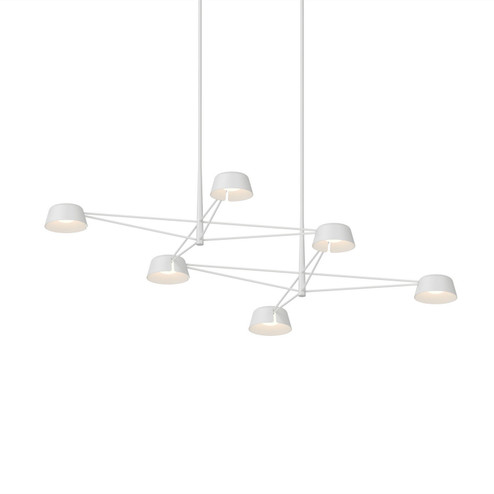 Ray LED Pendant in Oxide Red (69|203617)
