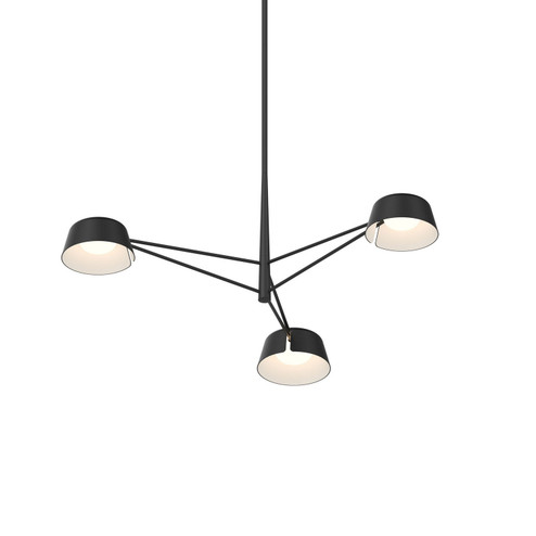 Ray LED Pendant in Satin Black (69|203325)