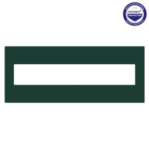 Six-Gang Screwless Wall Plate with Microban (246|AWP6GEG)