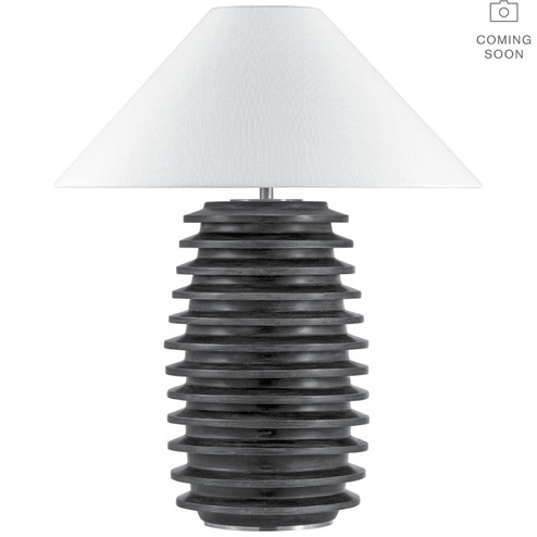 Crenelle LED Table Lamp in Burnished Birch (268|KW3716BNBL)