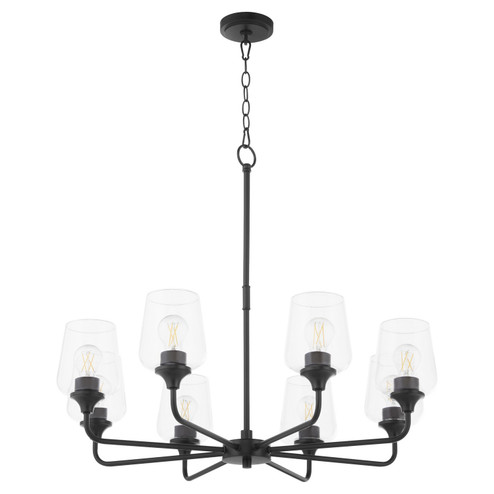 Raymond Eight Light Chandelier in Matte Black (19|6313859)