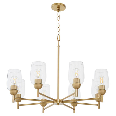 Wallinger Eight Light Chandelier in Aged Brass (19|6112880)
