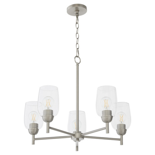 Wallinger Five Light Chandelier in Satin Nickel (19|6112565)
