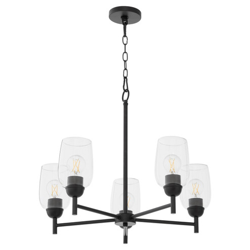 Wallinger Five Light Chandelier in Matte Black (19|6112559)