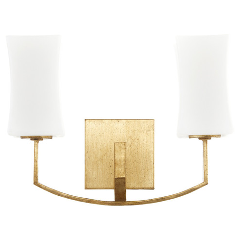 Ayala Two Light Wall Mount in Gold Leaf (19|581274)
