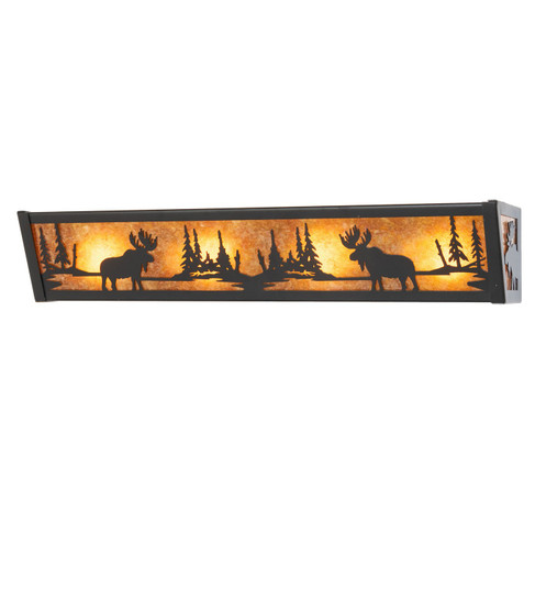 Moose At Lake Four Light Vanity in Textured Black (57|30241)
