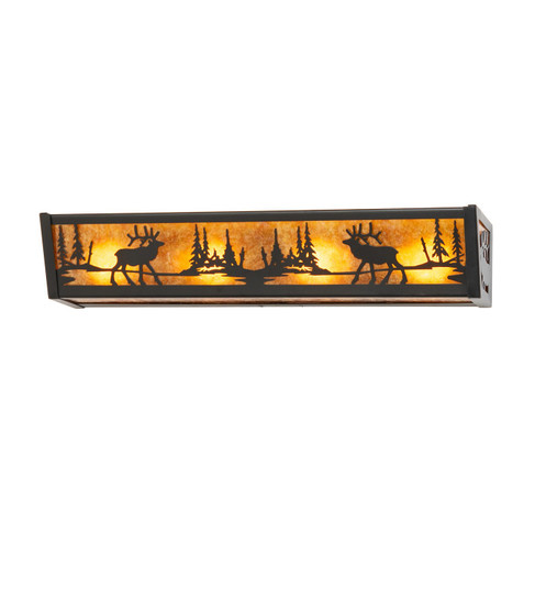 Elk At Lake Four Light Vanity in Textured Black (57|270092)