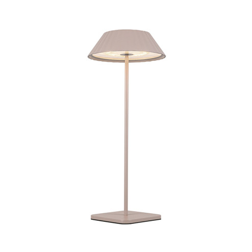 Pela LED Table Lamp in Moonstone Gray (347|TL66714MN)
