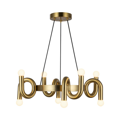 Sadie Eight Light Chandelier in Brushed Gold (452|CH420823BG)