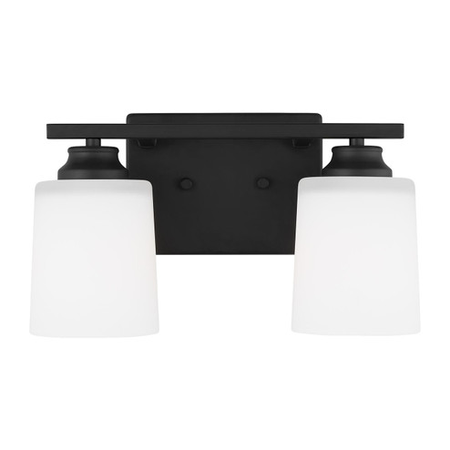 Vinton Two Light Wall / Bath Sconce in Midnight Black (1|4420902112)