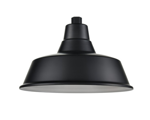 R Series One Light Shade in Satin Black (59|RCLWS14SB)