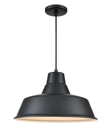 R Series One Light Pendant in Satin Black (59|RCLWC17SB)