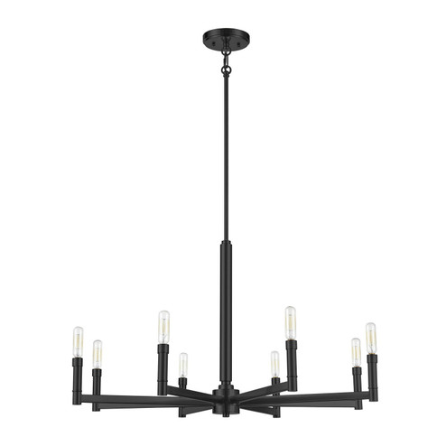 Daxley Eight Light Chandelier in Matte Black (59|99702MB)